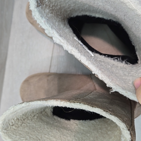 Sorel Women Glacy Pull On Waterproof Outdoor Suede Faux Fur Boots Shoes Sz 9 - Picture 10 of 15